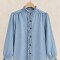 Camisa Magda Denim Celeste
