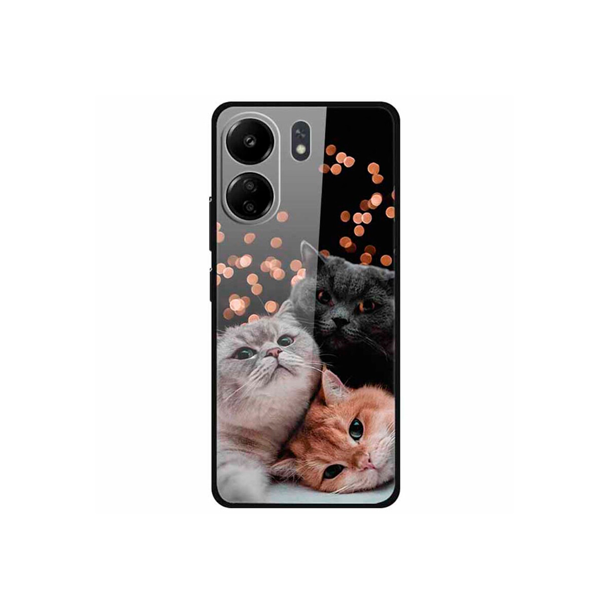 Protector para Xiaomi Redmi 13C diseño gatos 