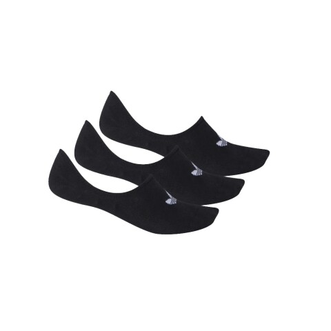 Pack adidas 3 Low Cut Sock - Black Black