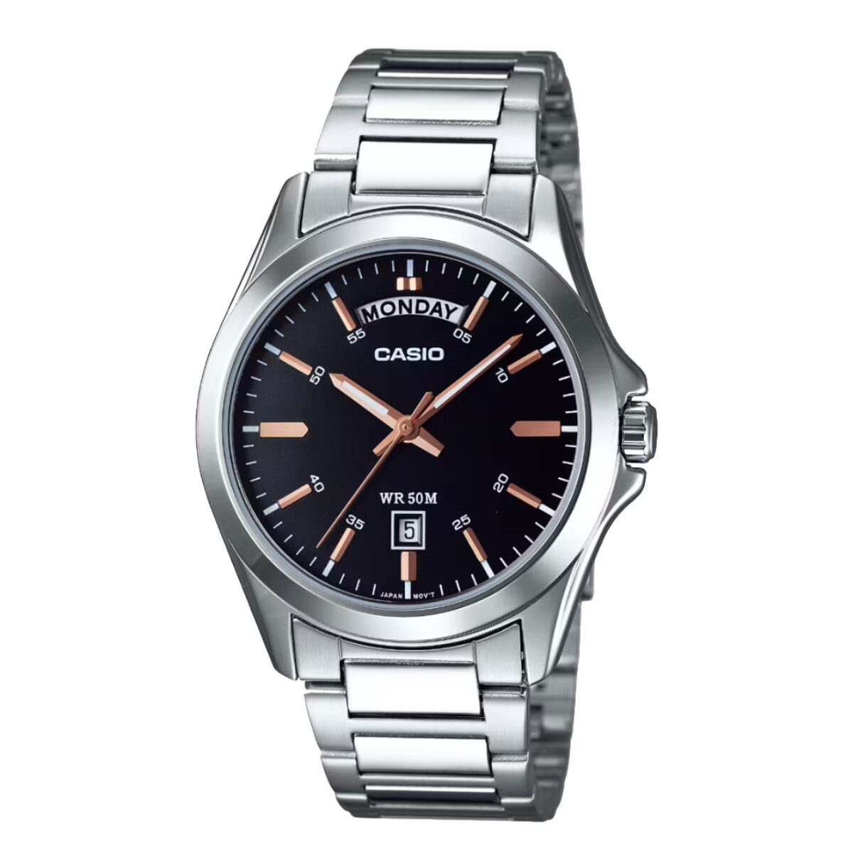 Reloj CASIO MTP1370D-1A2VDF Acero Plateado Esfera 40mm 