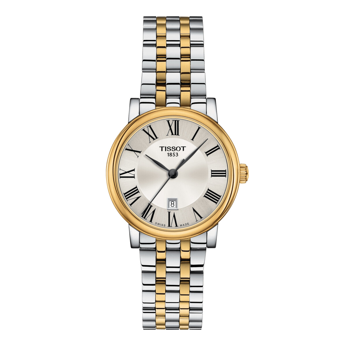 Reloj Tissot Carson Premium Lady Acero y PVD Amarillo 