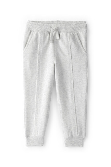 Pantalón deportivo de algodón, gris Pantalón deportivo de algodón, gris