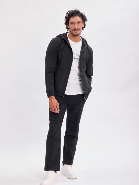 Pantalón deportivo recto Clasico Negro