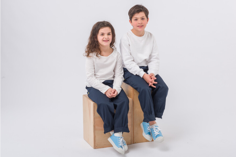 BOMBACHA NIÑO CLASICA Marino