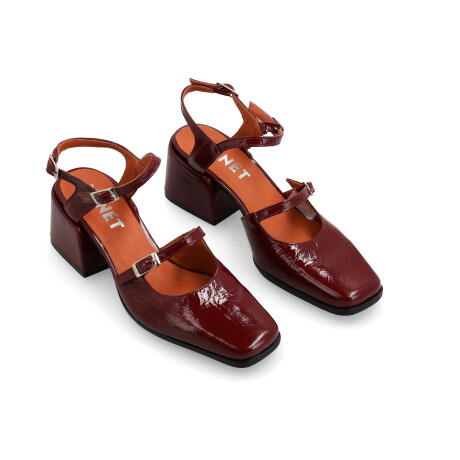 ZUECO VENET - CUERO LICHA BORDO