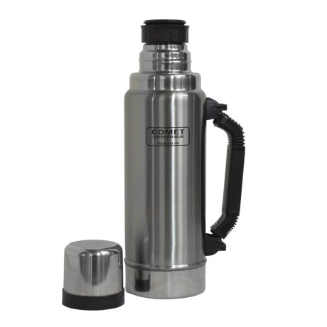Set Matero Termo 1,25L + Mate 120ML + Bombilla Regalo Comet Plateado