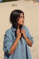 CAMISA MEN JEAN SS25 Celeste