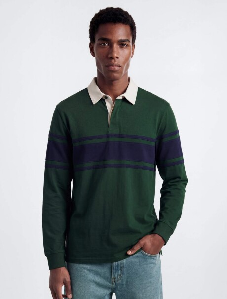 POLO DE HILO VERDE