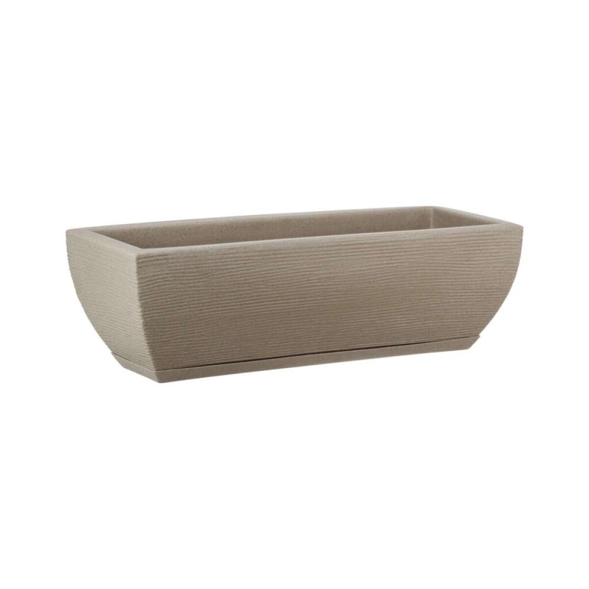 Maceta 48X16Cm Amsterda Graphito Efecto Piedra - Beige 