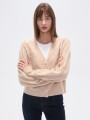 Cardigan Resun Beige Melange