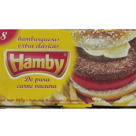 HAMBURGUESA HAMBY X8 2x1 llévate 2 estuches por $325 (16 hamburguesas) HAMBURGUESA HAMBY X8 2x1 llévate 2 estuches por $325 (16 hamburguesas)