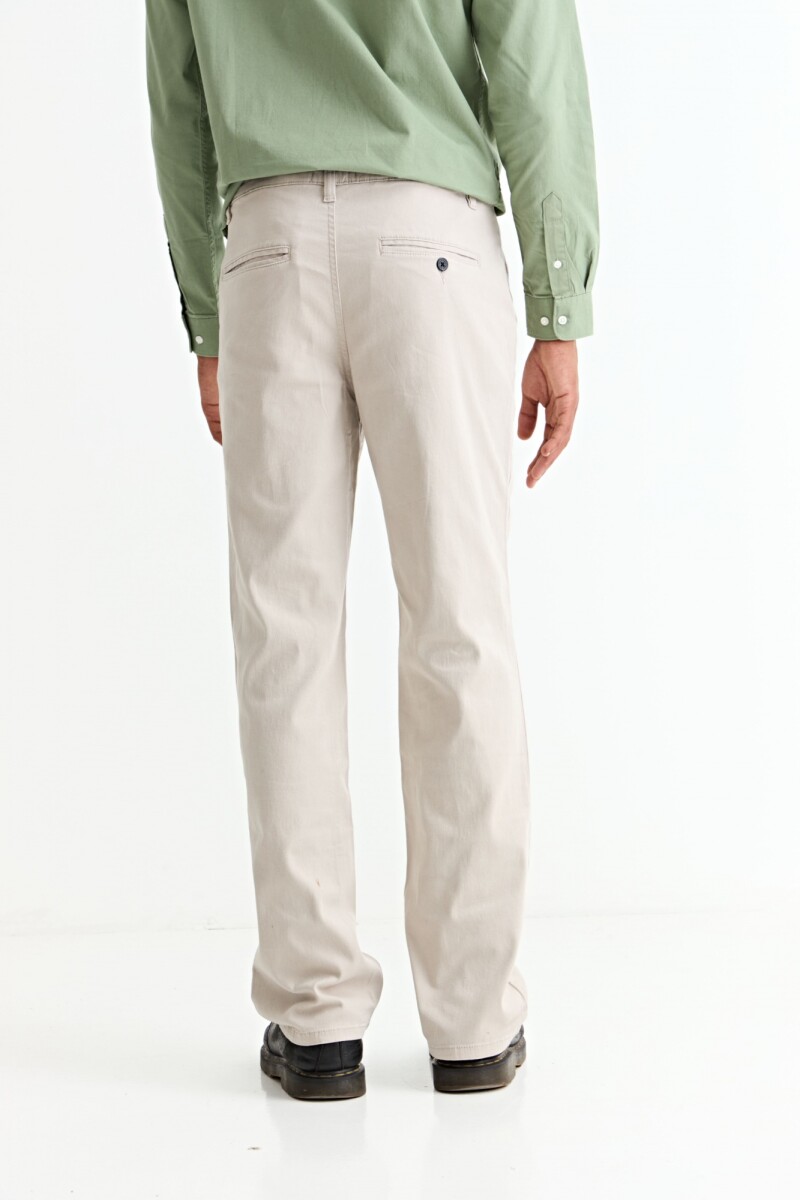Pantalón recto CRUDO