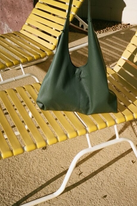 Cartera de cuero Oslo Verde Gastado