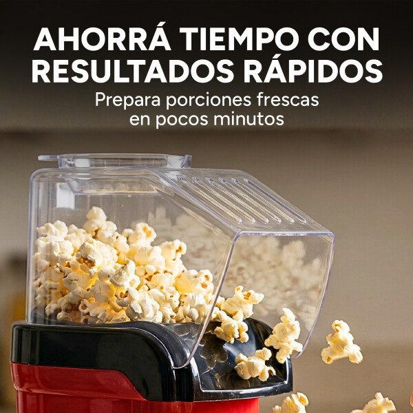 Máquina Para Hacer Pop Popera eléctrica 1200W Sin Aceite Rojo