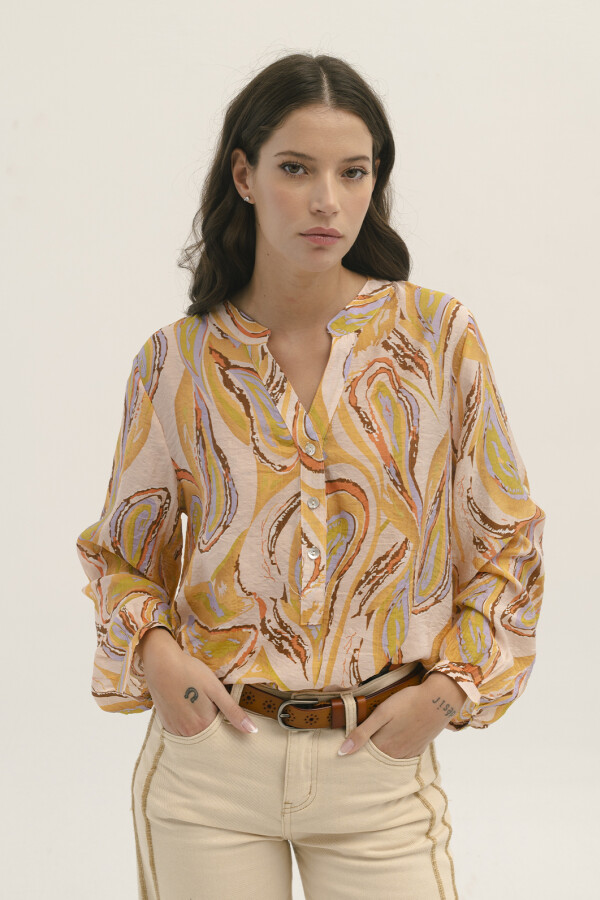CAMISA JULIA SUNSET MAIZ