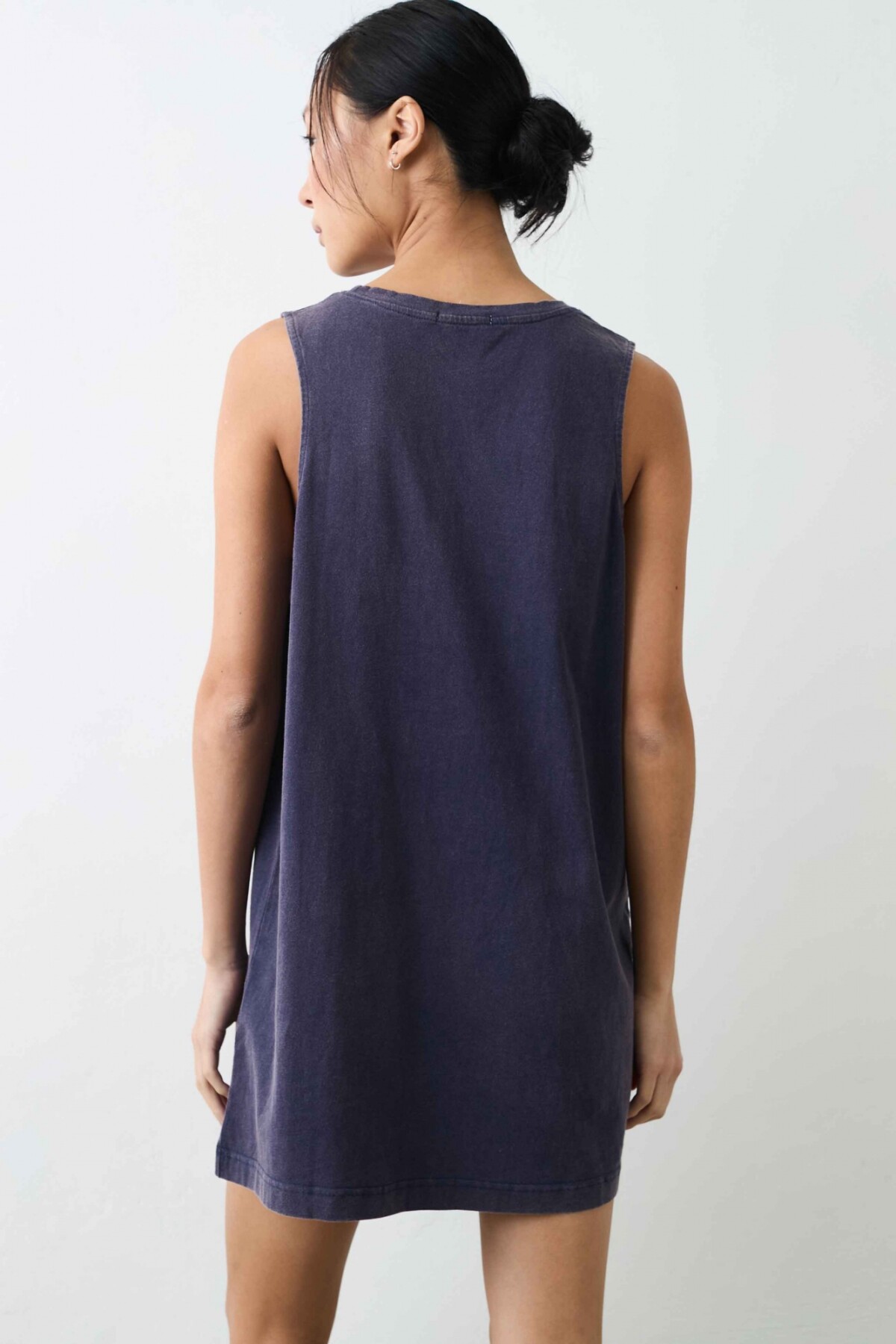 Vestido Aura Azul Gastado