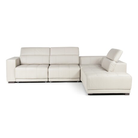 Rinconera Seúl (Retráctil) - Cuero Básico - Chaise derecho Arena - (Preventa)