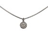 Dije Medalla Ángel de la Guarda-Plata 925- Sin piedra- CP3020 sinpiedra