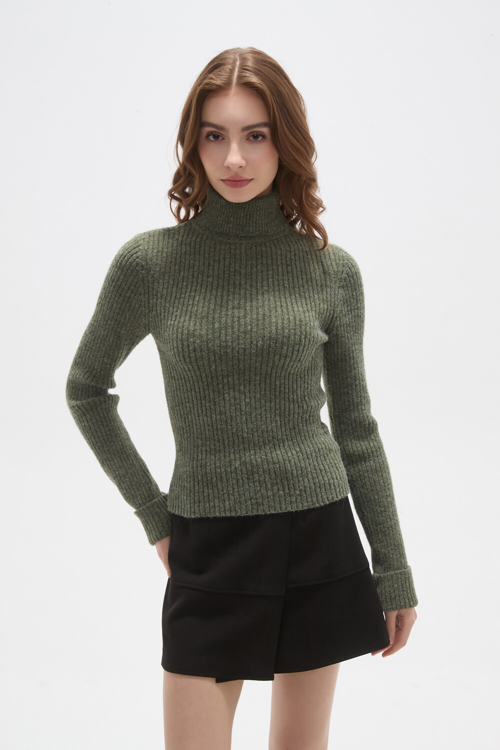 Polera Elizabet Verde Melange