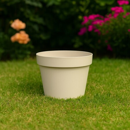 MACETA REDONDA FLORATTA 7,5 LITROS GRIS REF 8501 GRIS