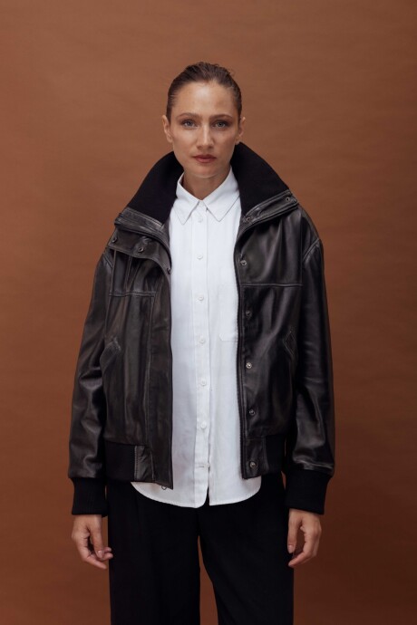 TORINO FW26 CHAQUETA NEGRO GASTADO