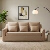 SOFA 3 PUESTOS- CLASSIC SIX CON FLECOS- BEIGE(CD) Unica