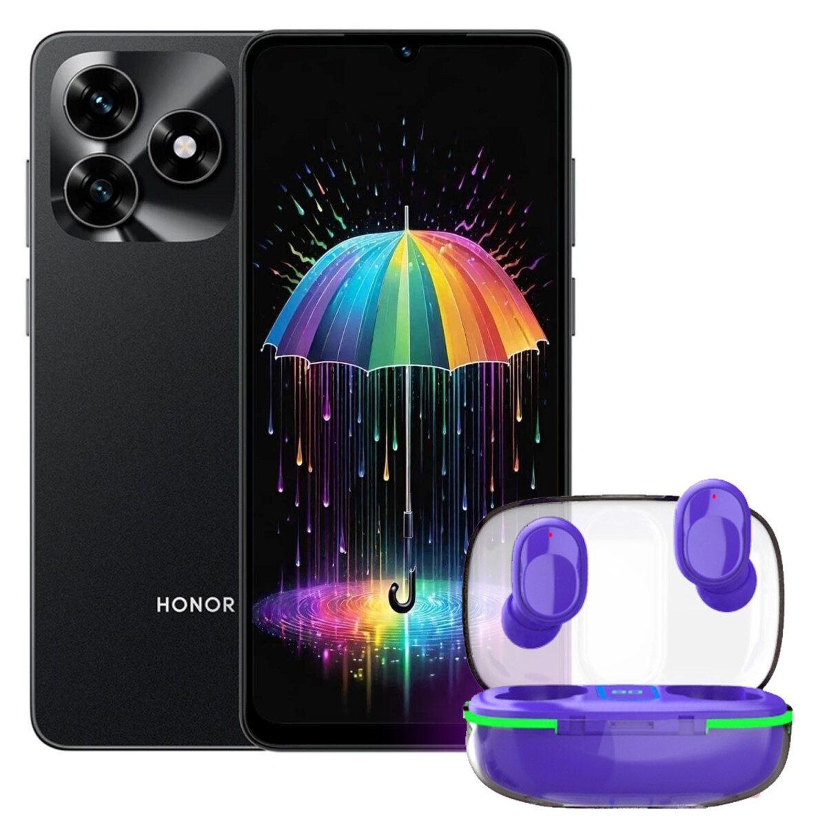 Honor X5c 4gb 128gb 13mpx 4g Wifi Huella + Regalo - NEGRO 