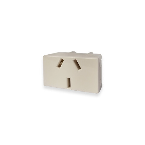 Módulo tomacorriente standard 10A 250V bco/blanche SK3230