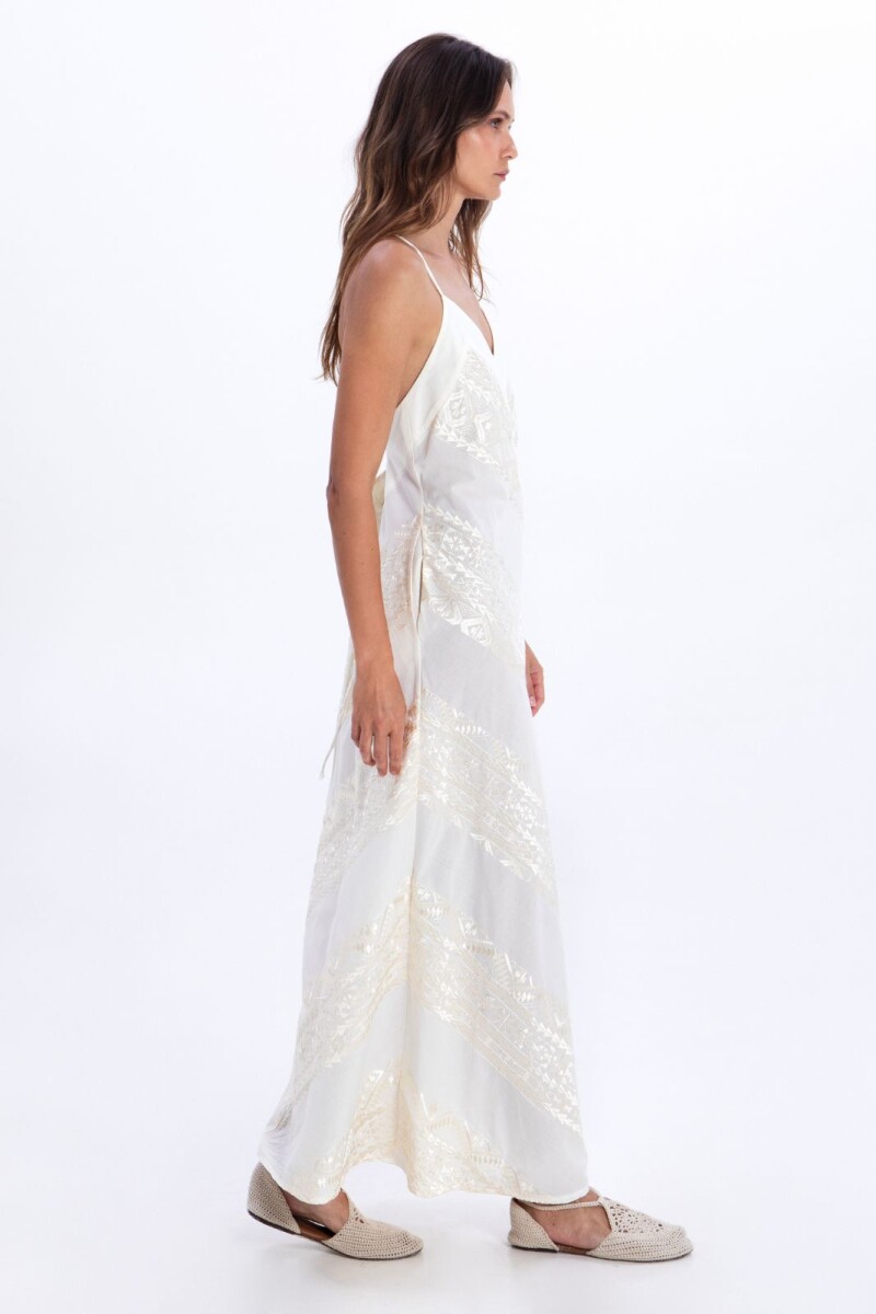 VESTIDO CLASSIC TRIANGLE CROSS Blanco