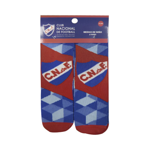 Pack x 2 Medias Infantiles Nacional Talle 19/30 U