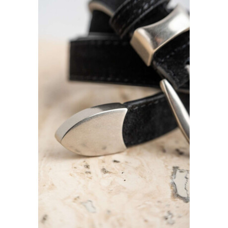 Cinto Hebilla Rectangular Negro