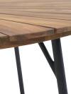Mesa de jardín BASTRUP Ø120 mad dura/negro Mesa de jardín BASTRUP Ø120 mad dura/negro