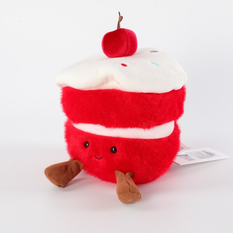 PELUCHE DE FRUTA 23 CM (PASTEL DE CEREZA) PELUCHE DE FRUTA 23 CM (PASTEL DE CEREZA)