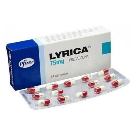 Lyrica 75mg 14 COM Lyrica 75mg 14 COM