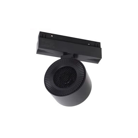 Spot led para riel magnético negro Ø65 12w 24° 840 lm cálido IX4354