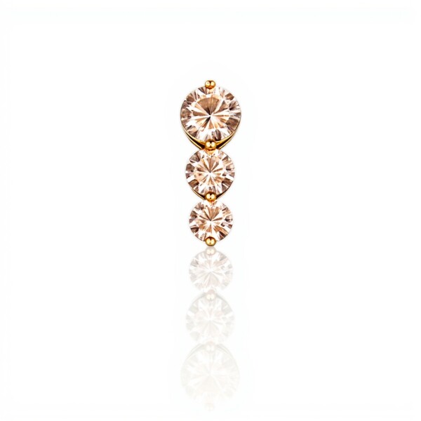 Dije Trilogy-Oro bajo-Piedra Zirconia-CP8524 conpiedra