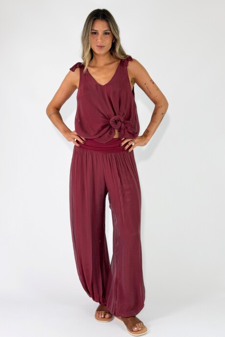 PANTALON JONDAL Bordo