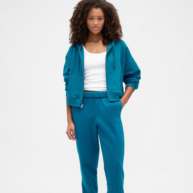 V-NL ICON FULL ZIP DEEP WATER TEAL