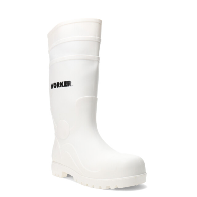 Botas de Hombre Worker Lactica con Puntera Blanco