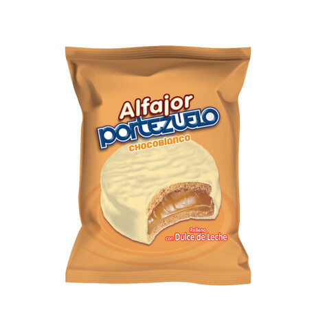 Alfajor PORTEZUELO x18 Chocolate Blanco