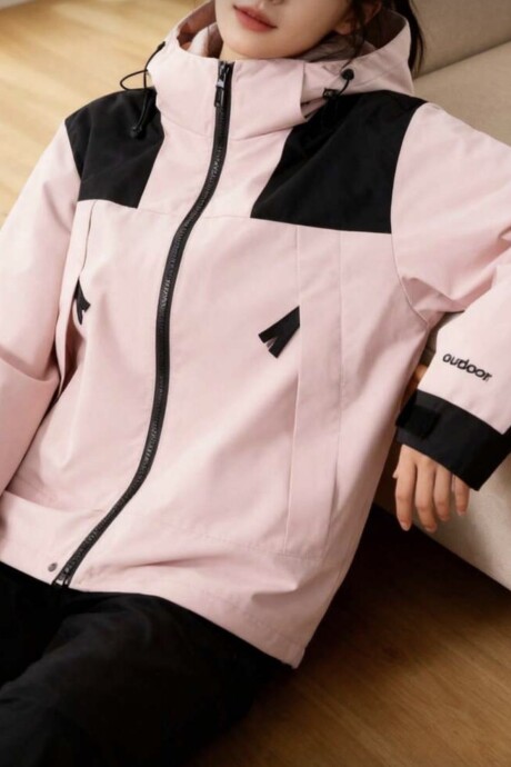 Campera impermeable RAIN Rosa