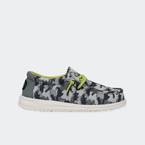 Zapatos Hey Dude Wally Camodino Azul