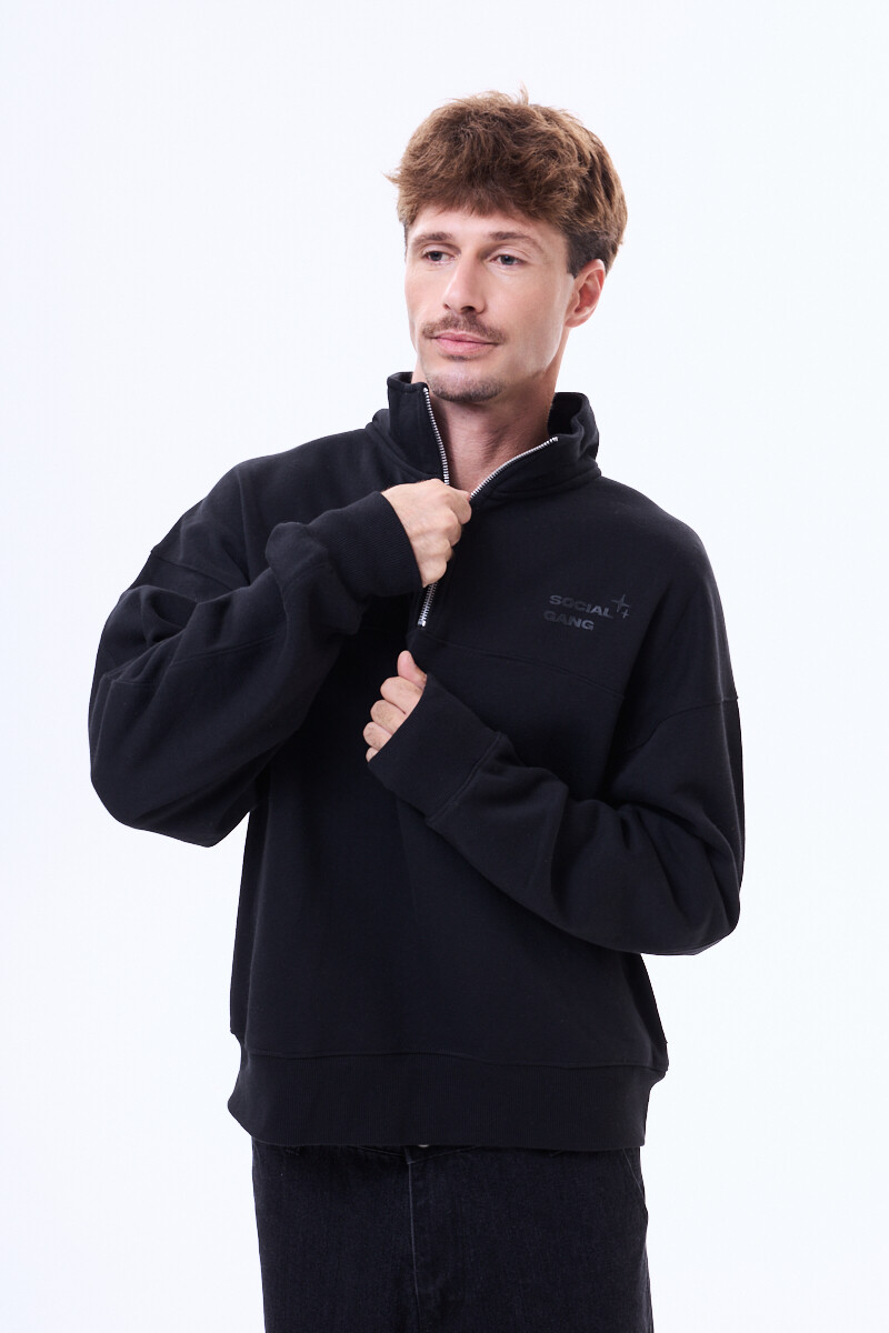 Buzo de felpa Madrid Negro