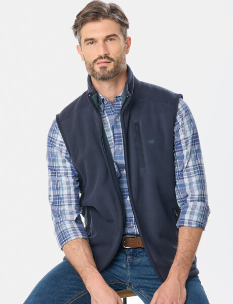 CHALECO POLAR DE ABRIGO Azul