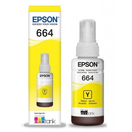 Botella de Tinta Epson 664 Original AMARILLO