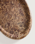 Bandeja Lenorel de mármol granate 43 x 28 cm