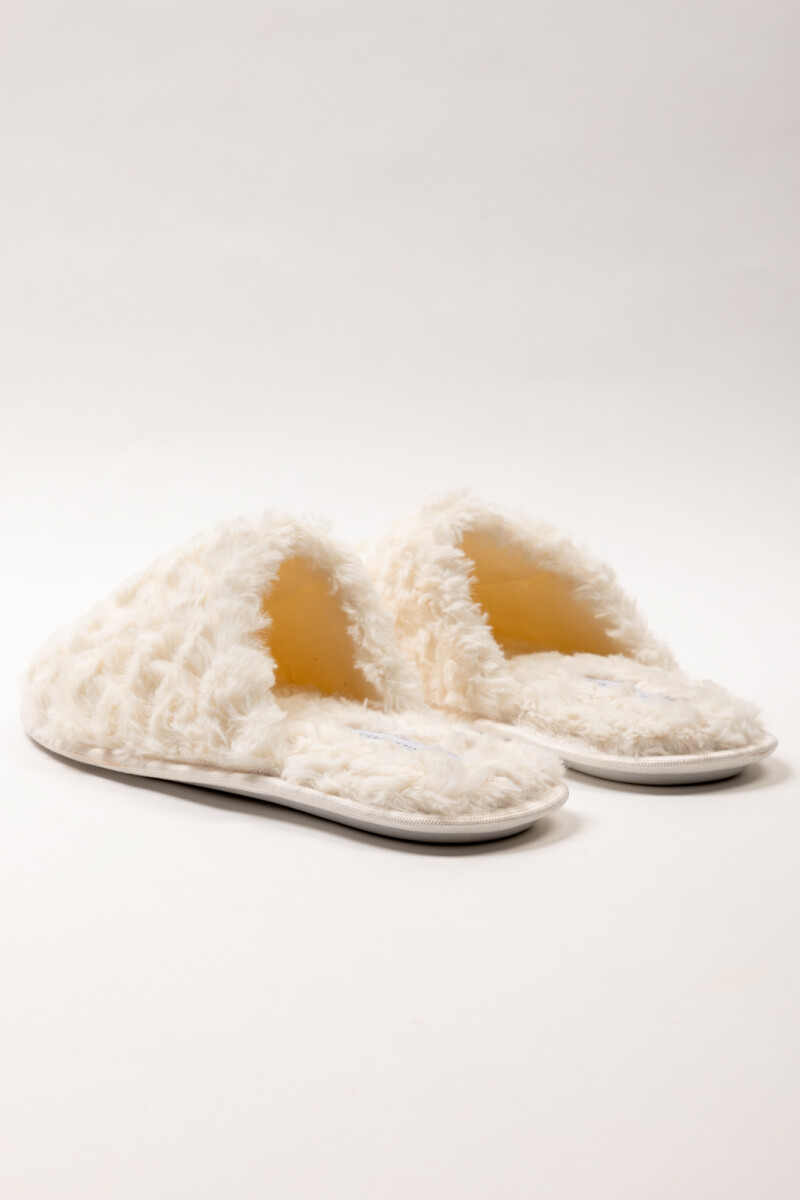 PANTUFLA WALDA Blanco