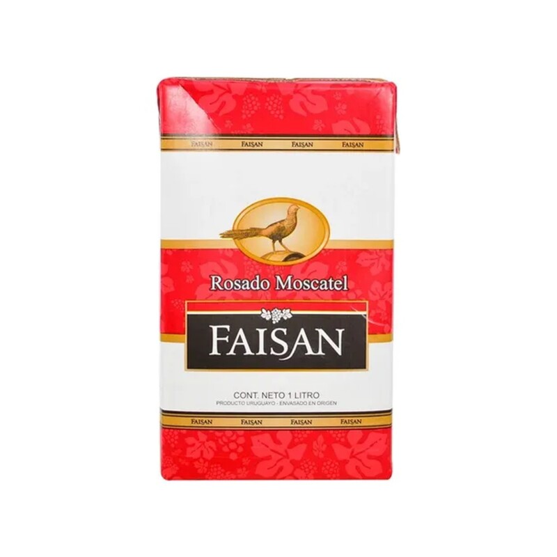 VINO FAISAN ROSADO MOSCATEL 1LT Vino Faisan Rosado Moscatel 1lt