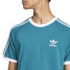 Remera Adidas 3-Stripes de Hombre - IZ2367 Celeste