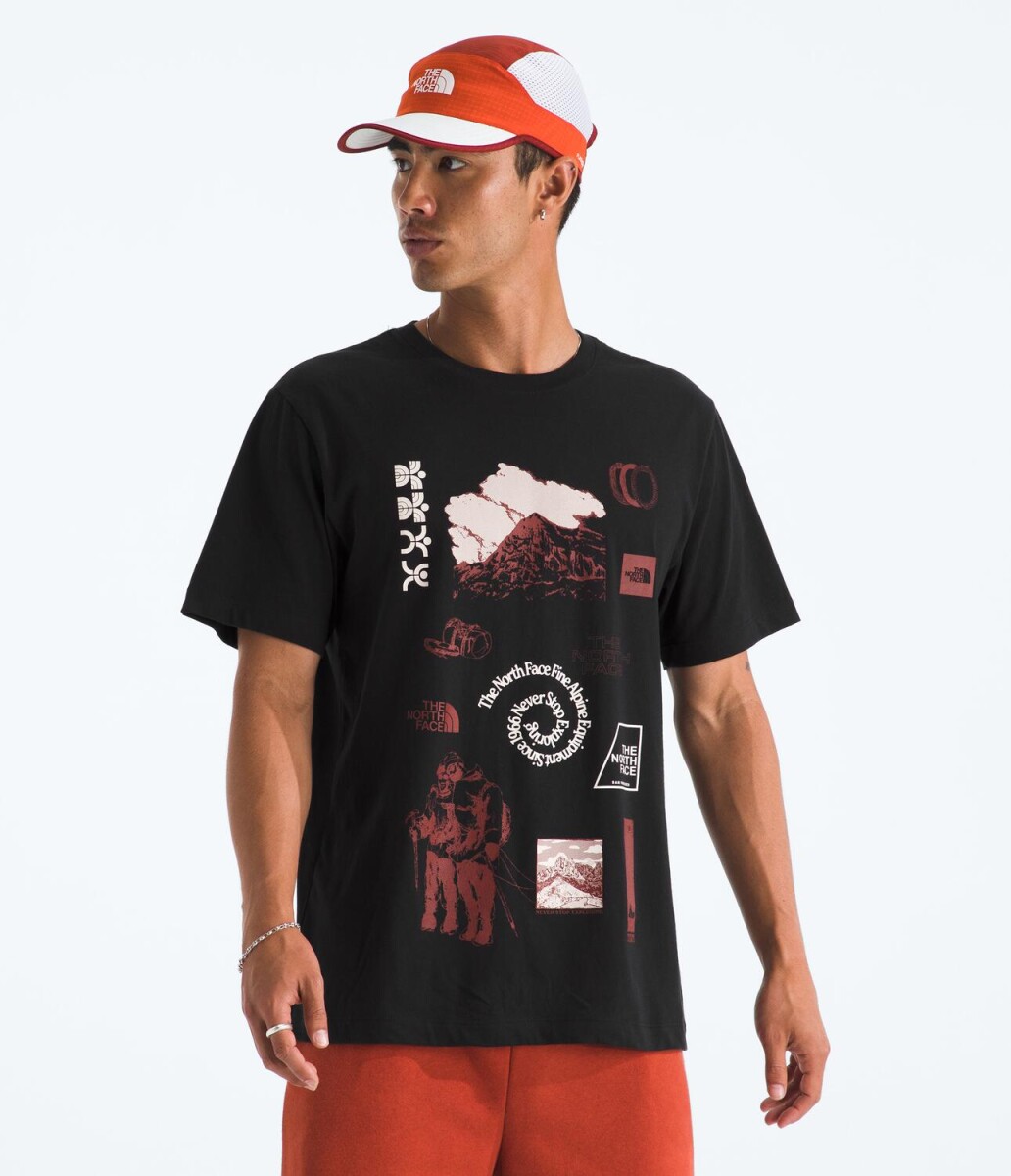 Remera regular Indigo Illusion - Tnf Black 